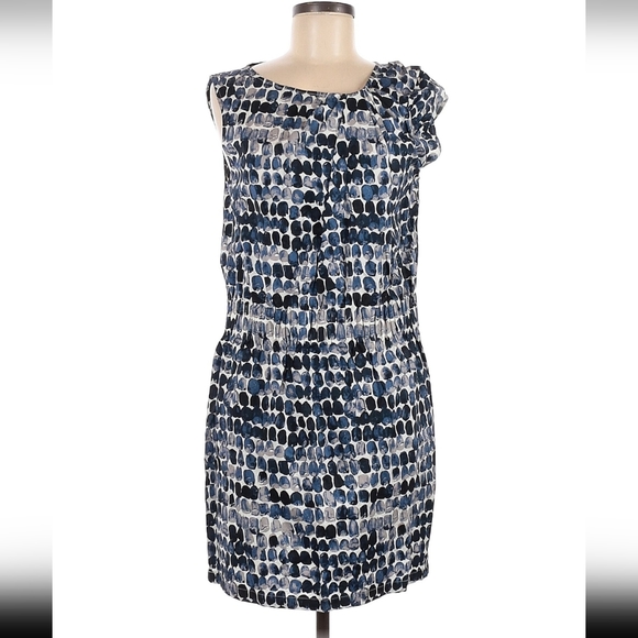 kate spade Dresses & Skirts - Kate Spade Saturday 100% cotton Mini Blue Spots Dress Size M